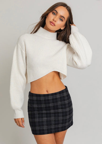 Game Changer Cropped Sweater