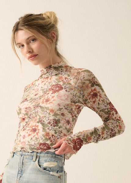 Fall Florals Blouse