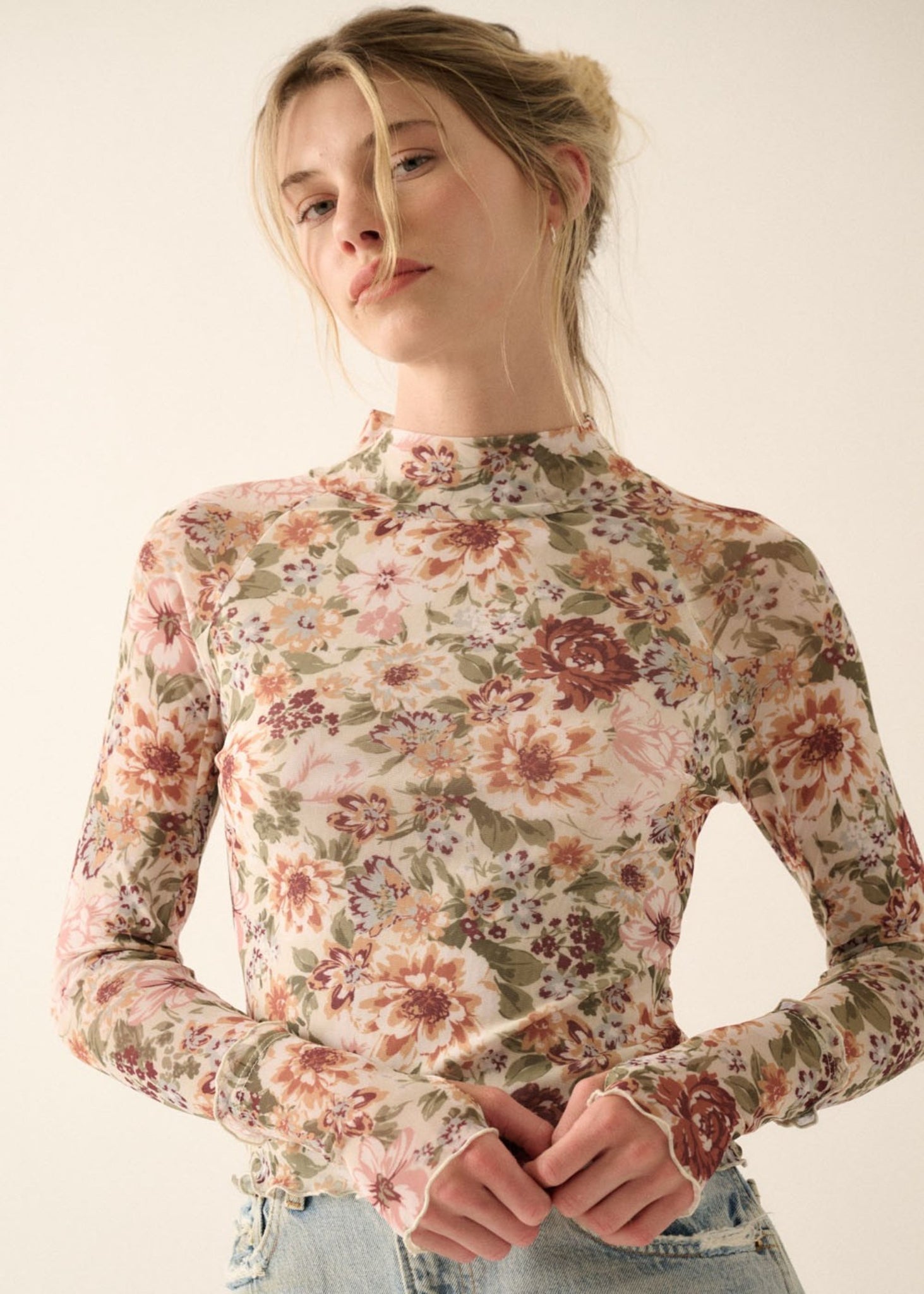 Fall Florals Blouse