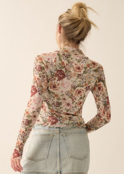 Fall Florals Blouse