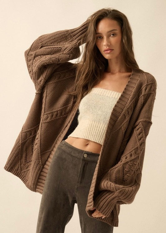 Cable Knit Cardi