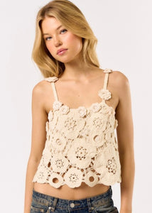 Cora Crochet Tank
