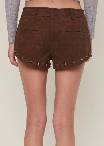 Scottie Leather Micro Short