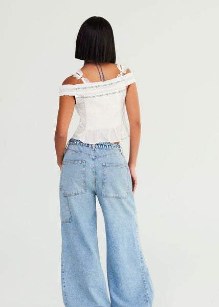 Crvy Outlaw Wide Leg Jean