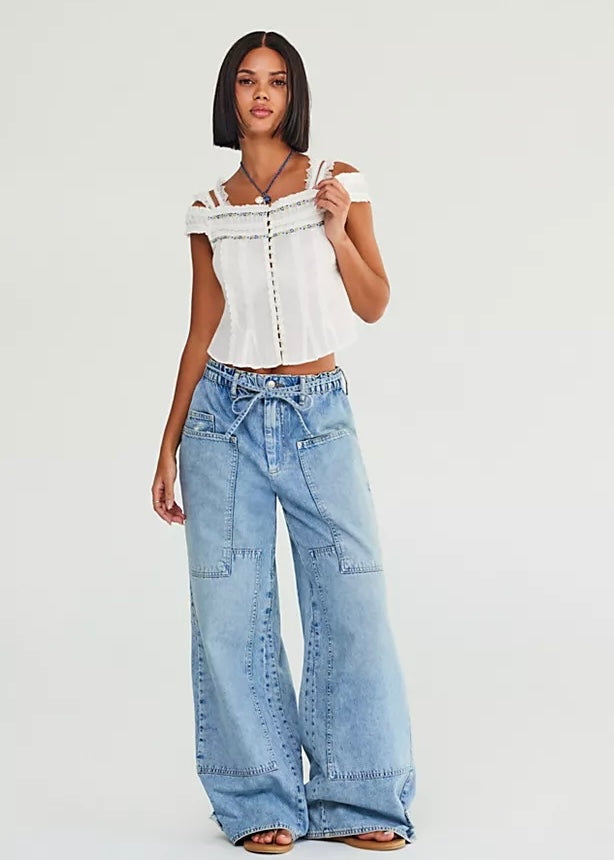 Crvy Outlaw Wide Leg Jean