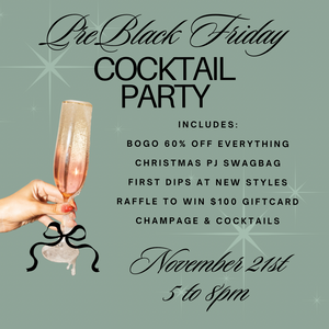 Pre Black Friday Cocktail Party