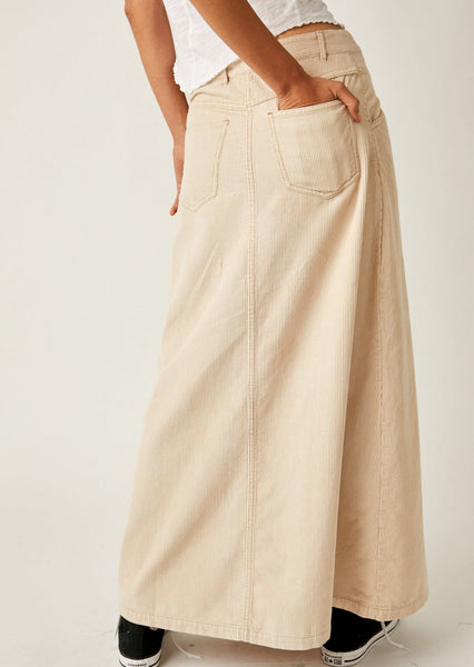 Come As You Are Cord Skirt