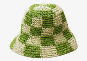 Sadie Crochet Hat - Lime