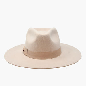 Lila Wide Brim Hat - Oatmeal