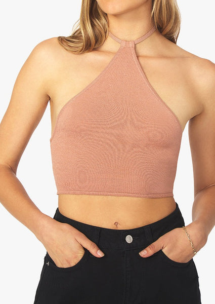 Knit Sweater Halter Top
